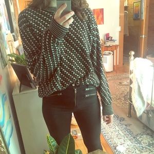 Patterned Italian sweater